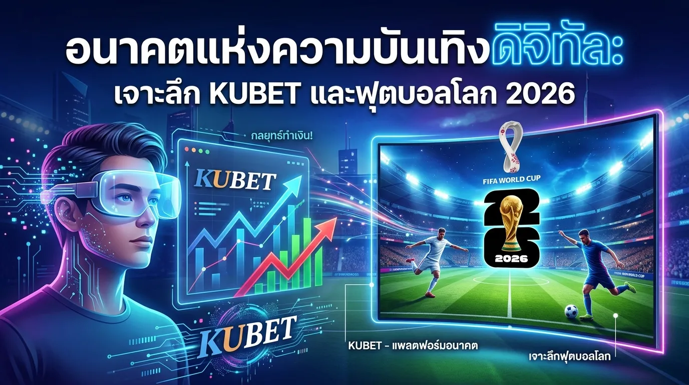 อนาคตแห่งความบันเทิงดิจิทัล: เจาะลึก KUBET และฟุตบอลโลก 2026