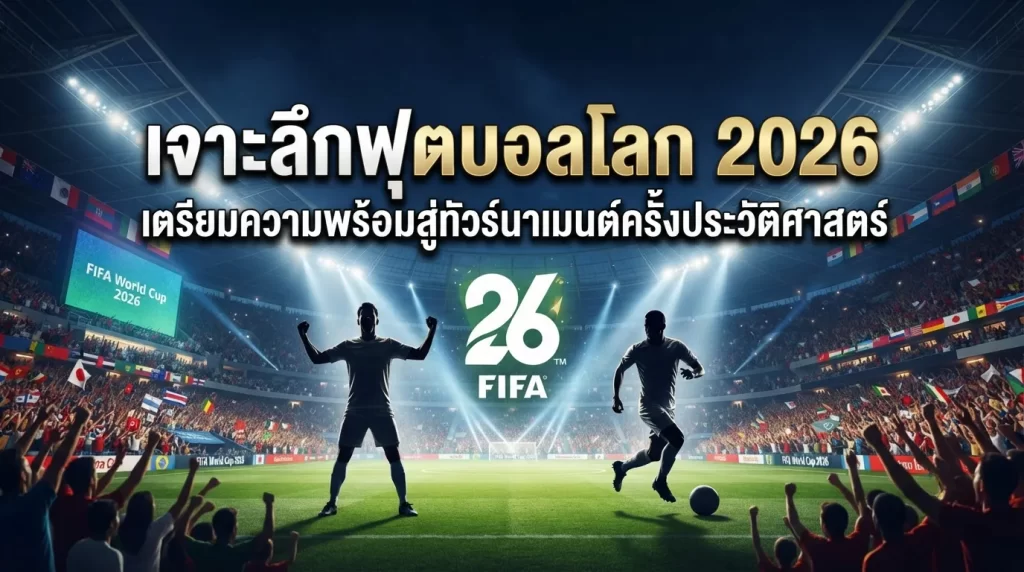 เจาะลึกฟุตบอลโลก 2026: เตรียมความพร้อมสู่ทัวร์นาเมนต์ครั้งประวัติศาสตร์
