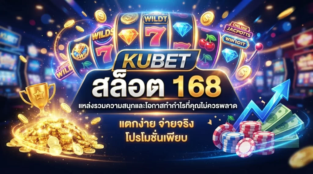 KUBET สล็อต 168 แหล่งรวมความสนุกและโอกาสทำกำไรที่คุณไม่ควรพลาด