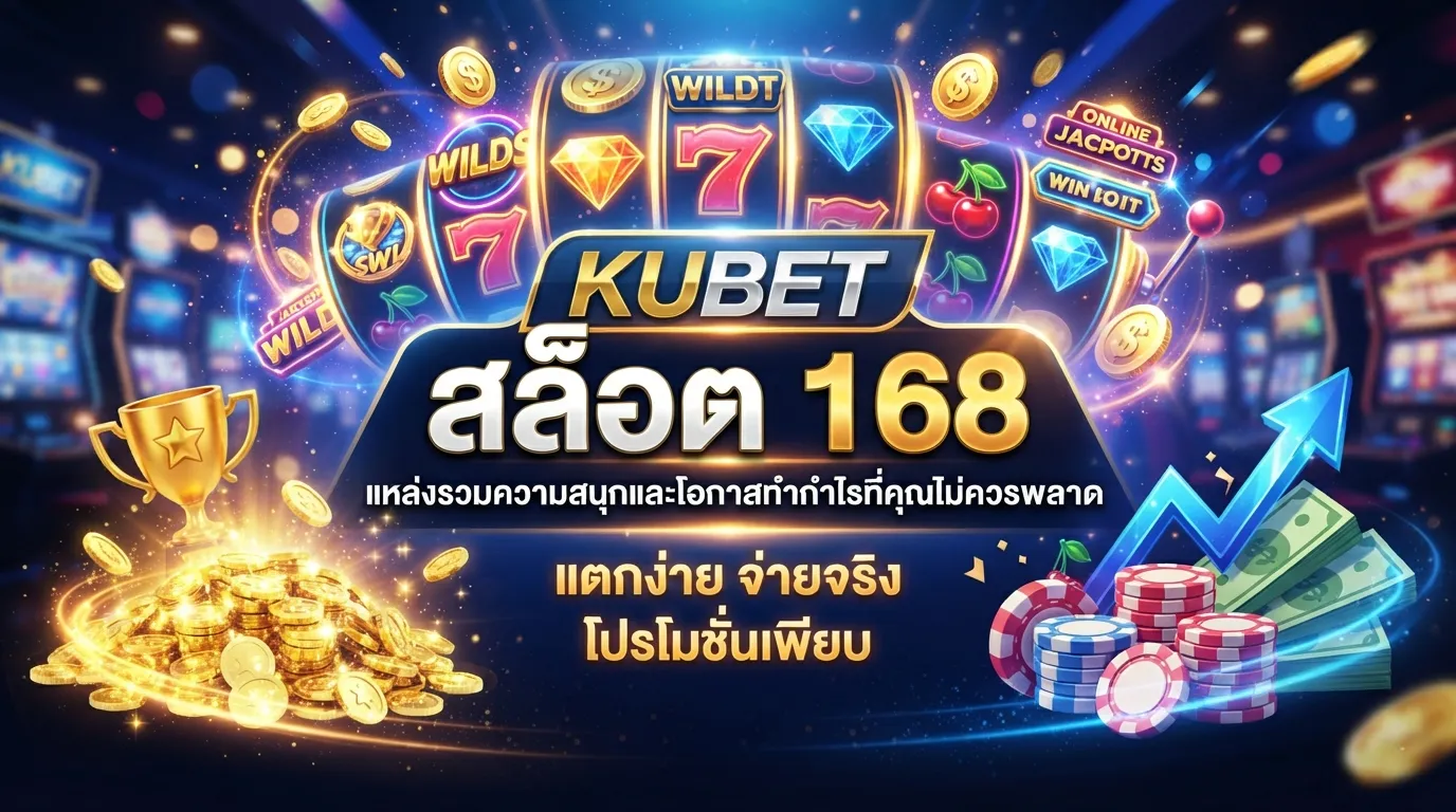 KUBET สล็อต 168 แหล่งรวมความสนุกและโอกาสทำกำไรที่คุณไม่ควรพลาด